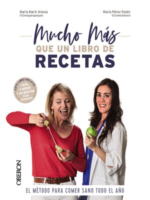 cover image of Mucho más que un libro de recetas